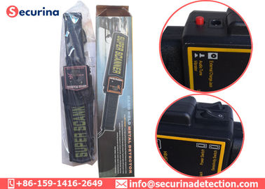 Lightweight Hand Held Metal Detector Wand Scanner High Sensitive 270mW MD3003B1