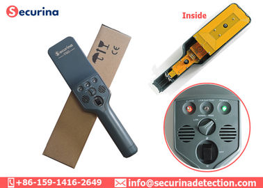 Body Digital Security Hand Scanner , High Precision Hand Held Metal Detector V160