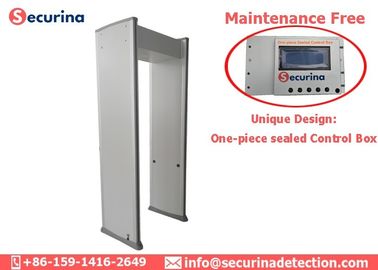 Digital Metal Detector Walk Through Gate 8 Detecting Zones For Office Buildings