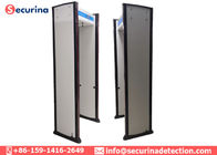 EDSP Technology 8 Zone Door Frame Metal Detector With LED Light Bar Alarming