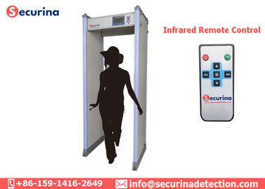 Guns / Weapons Walk Through Metal Detector Security Door With LED Display