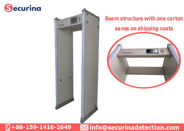 AC100V~240V Walk Through Metal Detector Gates 45 Zones With Directional Counter