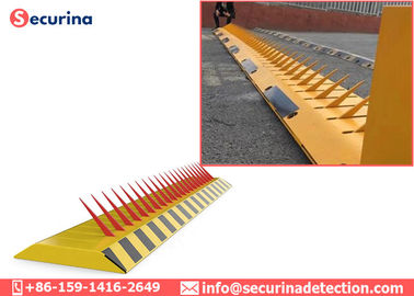 Heavy Duty Traffic Spike Barrier , Automatic Electric Tire Killer