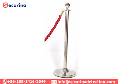 Stainless Steel Stanchion Security Bollards Crowd Control 910mm Height CE Approval