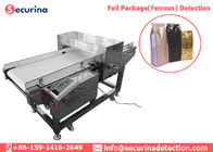 SS304 Food Grade Metal Detectors Metallic Aluminum Foil Bag Packed Product Inspection