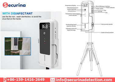 DC 5V Plug Power Supply Automatic Sanitiser And Fever Detector For COVID-19 And Temperature Screening