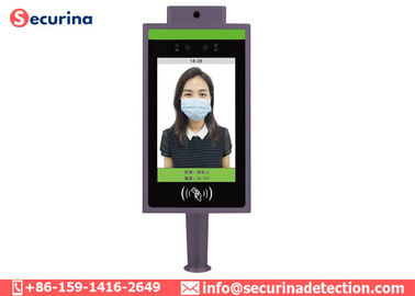 AI Biometric Thermal Imaging Temperature Measurement Thermometer Panel With Face Recognition Camera