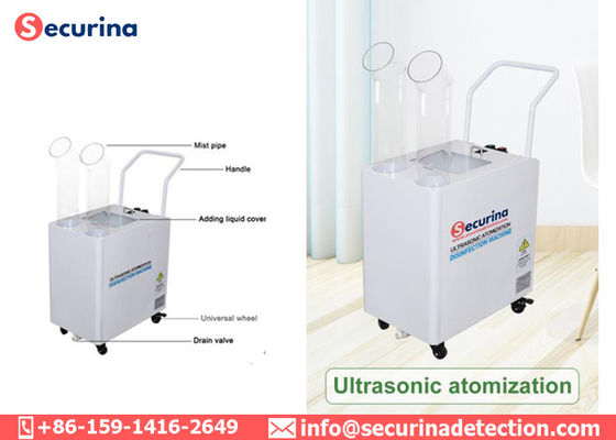 Stainless Steel Mobile Disinfection Atomizer Sterilization Fogger with CE Certificates