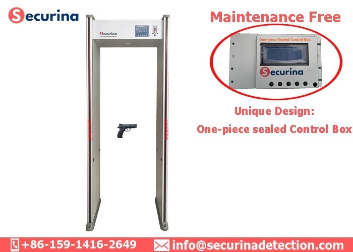 Full Body Scanner Industrial Door Frame Metal Detector Security Check