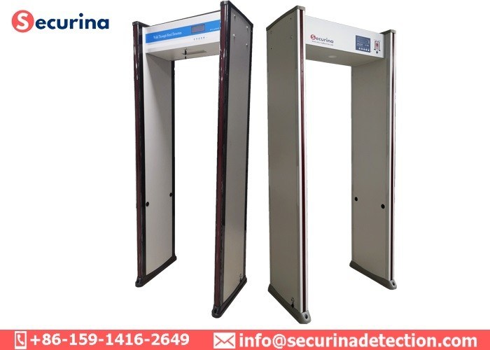 Multi Zone Door Frame Metal Detector , Pass Through Metal Detector LED