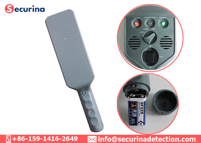 Hand Held Security Body Scanners , Handheld Wand Scanner Explosive