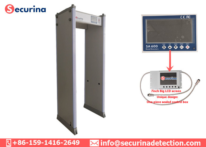 300 Sensitivity Optional Metal Detector Security Gate With Tamper Proof