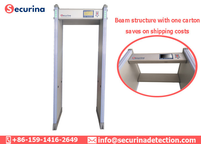 High End Security Gate Scanner , Metal Detector Walk Through Gate 60 Zones