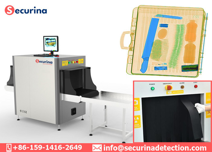 3840AWG Resolution X Ray Baggage Scanner Machine 140KV With Color