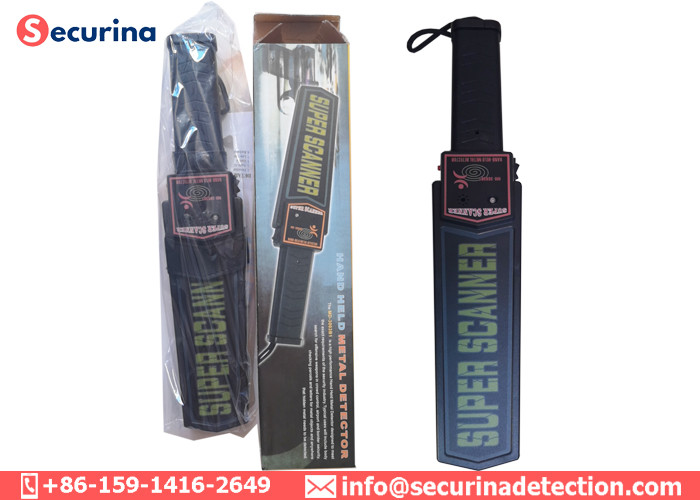 Audio Alert / Vibration Alarm Security Hand Held Metal Detector To