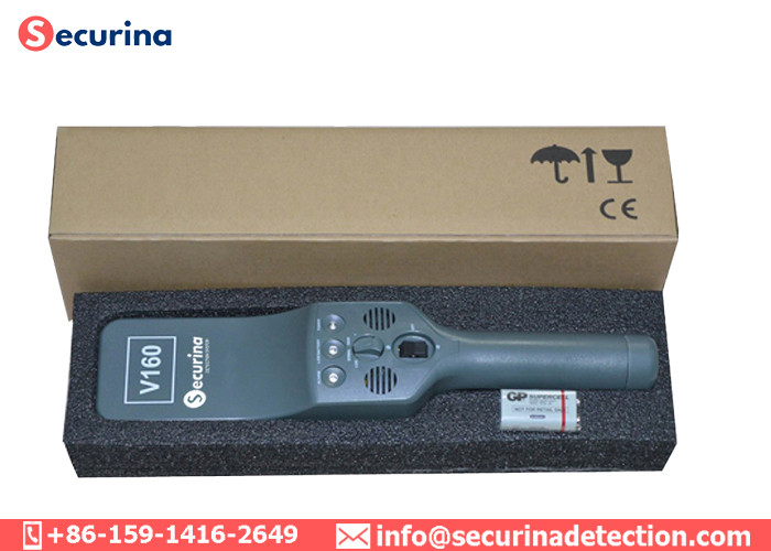 Sound / Light Alarm Metal Hand Held Security Detector Anti ...