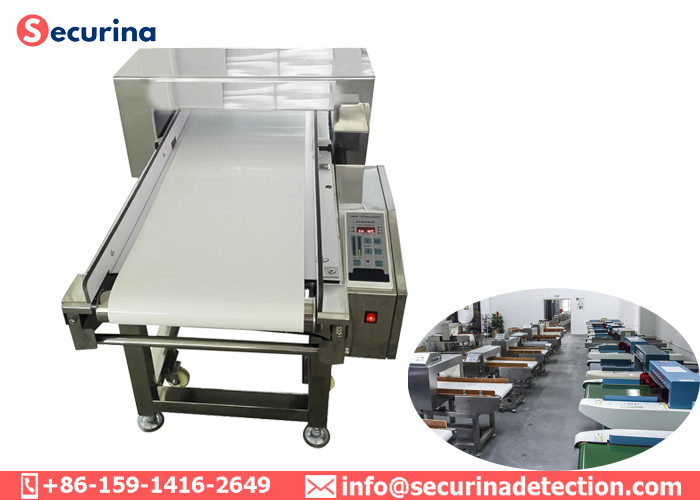 SS304 Food Grade Metal Detectors Metallic Aluminum Foil Bag Packed