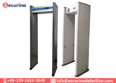 IR System Multi Zone Walk Through Metal Detector Gate With Both Sided LED