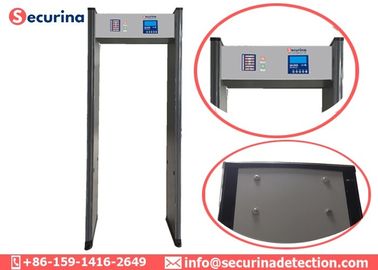 Wide Applications Door Frame Metal Detector 6 Detecting Zones For Public Security