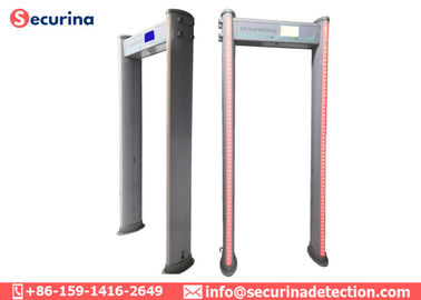 Anti Theft Full Body Metal Detectors , Metal Detector Security Gate 33/45 Zones Optional