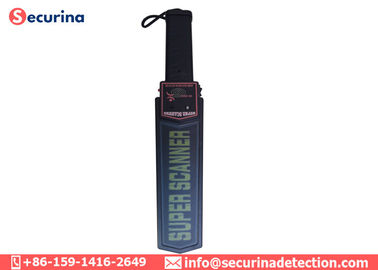 Electronic Commercial Metal Detector , Handheld Metal Scanner Alarm Indicator