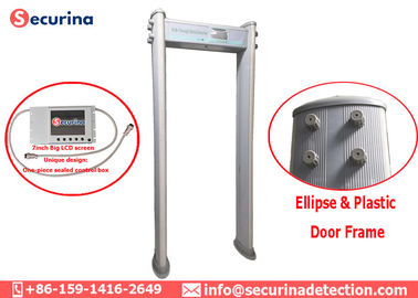 Elliptic Column Metal Detector Scanner , Waterproof Metal Detector For Buildings