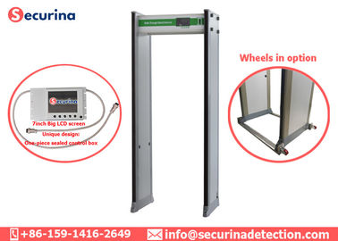 Walk Through Archways Metal Detectors High Speed Passing With Aluminum Head Box