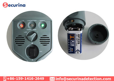 Audible / Light Alarm Metal Detector Wands For Security 4 Level Sensitivity Adjustable