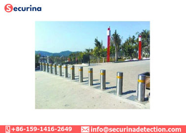 304 Stainless Steel Automatic Rising Bollards For Road Safety Control