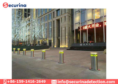 304 Stainless Steel Automatic Rising Bollards For Road Safety Control
