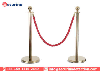 1500mm Length Crowd Control Barrier Bank Safety Belt Stanchion Queue Pole Stanchion