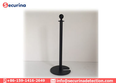 Velvet Rope Crowd Control Stanchion Post Queue Pole For Theaters
