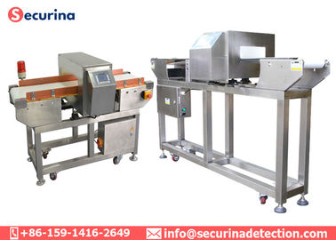 Detection Speed Adjustable Industrial Metal Detector Conveyor For Dairy / Beverages