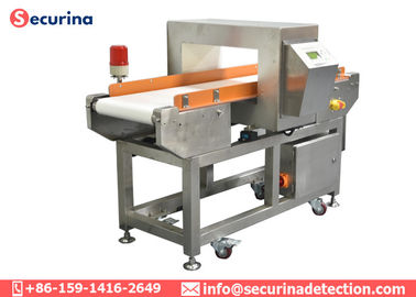 Food Grade PU Belt Industrial Metal Detector Conveyor 25kgs Load Open Delivery System