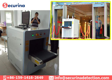 Security X Ray Baggage Scanner Machine 50x30cm Small Size For Hotel