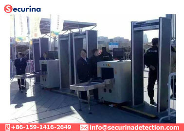 Single Energy Security X Ray Baggage Scanner Machine 0.22m/S For Parcel Inspection