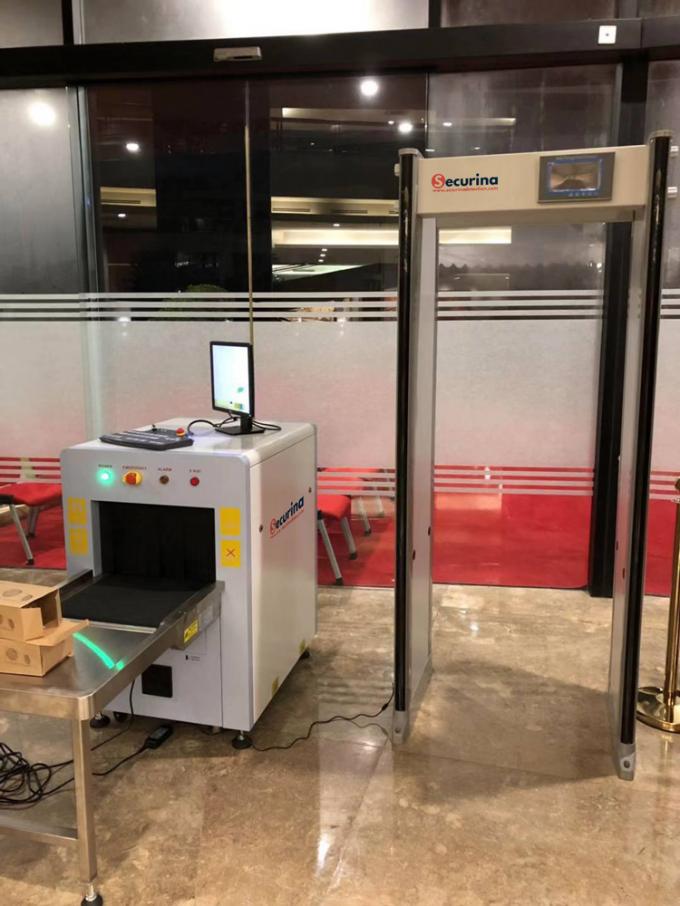Security X Ray Baggage Scanner Machine 50x30cm Small Size For Hotel